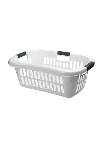 Plastic Laundry basket 3R - White