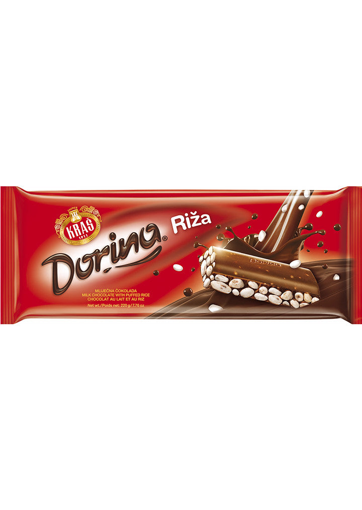 Kras - Dorina chocolate with rise 220g