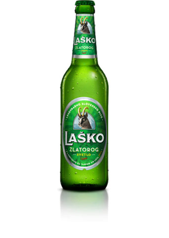 Lasko Zlatorog Light Beer 0.33L x 24pcs (BOX)