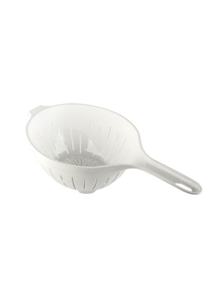 Plastic Strainer with handle Lumino M - White