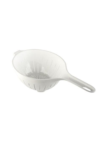 Plastic Strainer with handle Lumino M - White