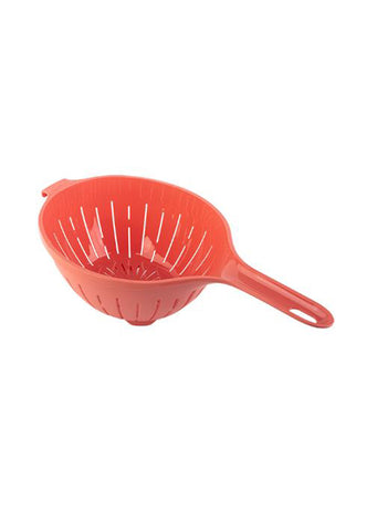 Plastic Strainer with handle Lumino M - Coral