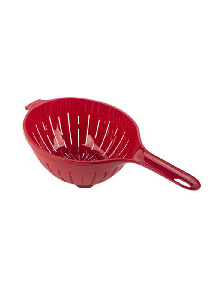 Plastic Strainer with handle Lumino M - Raspberry Red