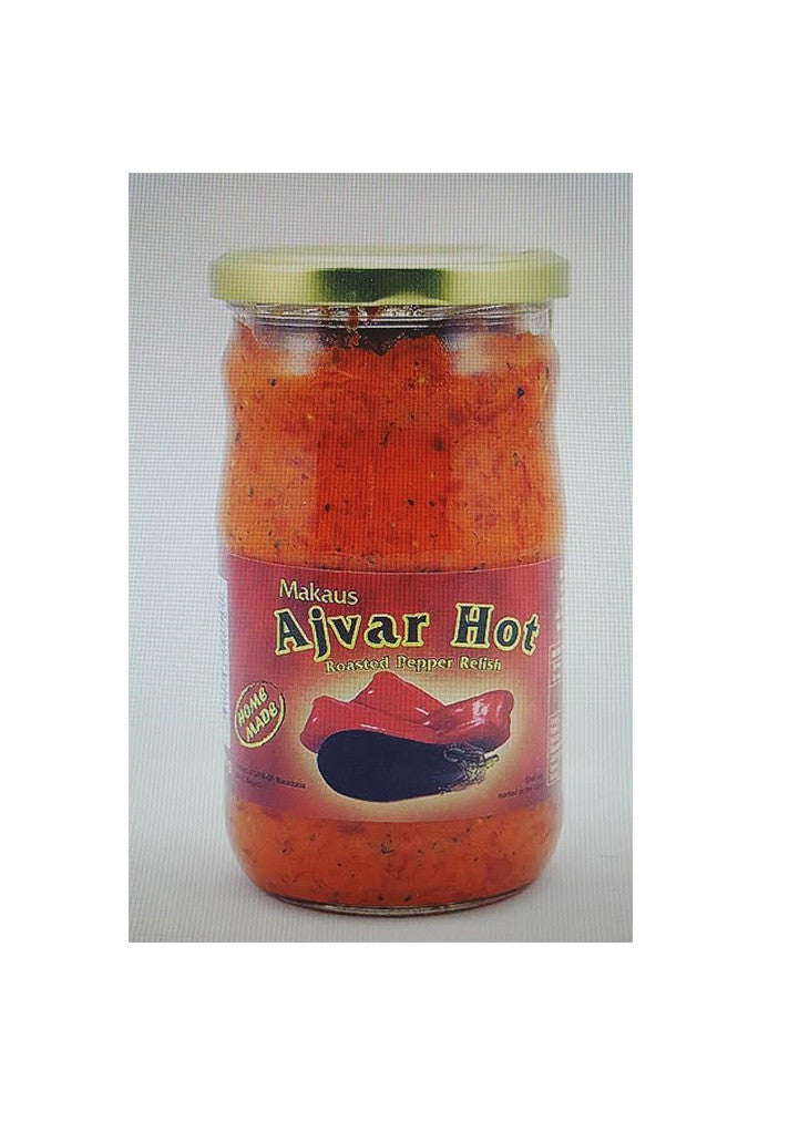 Makaus Ajvar hot, roasted peper relish 660g