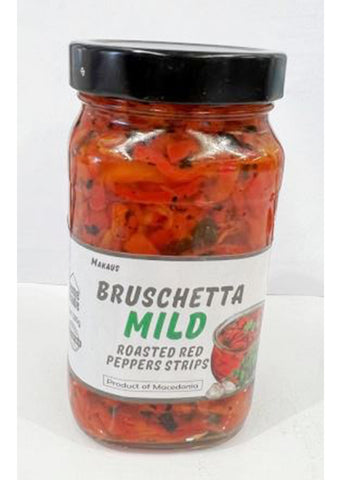 Makaus - Bruschetta MILD roasted red peppers strips 500g
