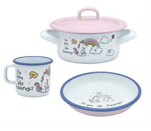 Metalac - MINI M children's set UNICORN 3/1