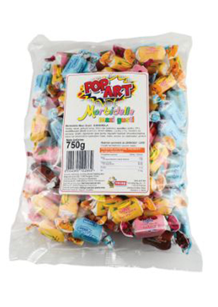 POP ART Morbidelle 750g fruit candy mix BB:13/01/2025