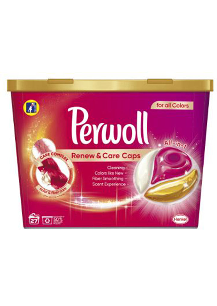 Perwoll - Renew & Care Caps Red (27 caps)