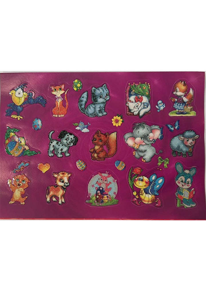 Easter - Glitter Egg Stickers