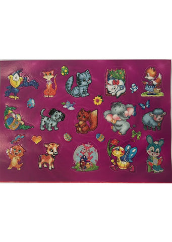 Easter - Glitter Egg Stickers