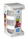 Plastic 3 x 0.2L Food storage containers Spinoja white