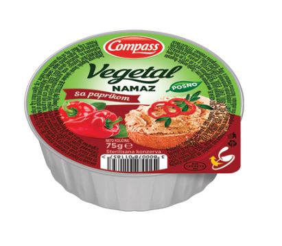 Compass - Vegetal spread with paprika 75g