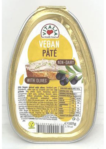 Vitalia - Vegetarian Soya Pate With Olives 105g