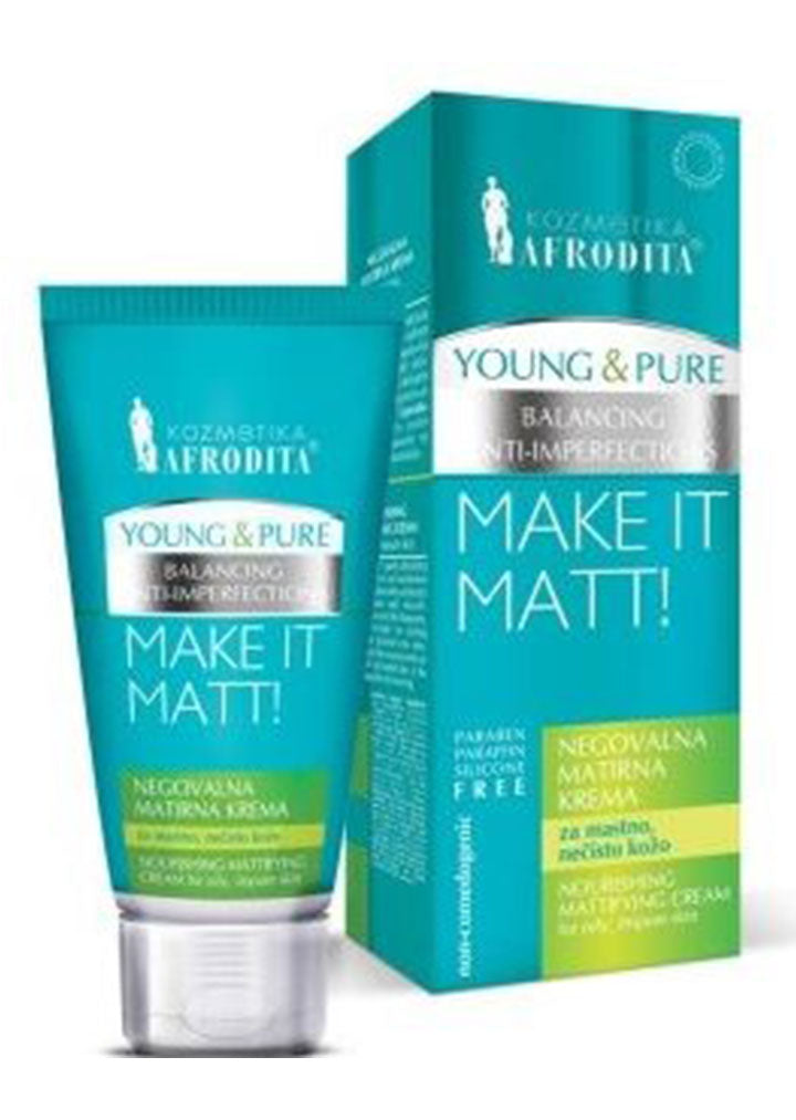 Afrodita cosmetics - Young&Pure Make it matt! nourishing, mattifying cream 50ml