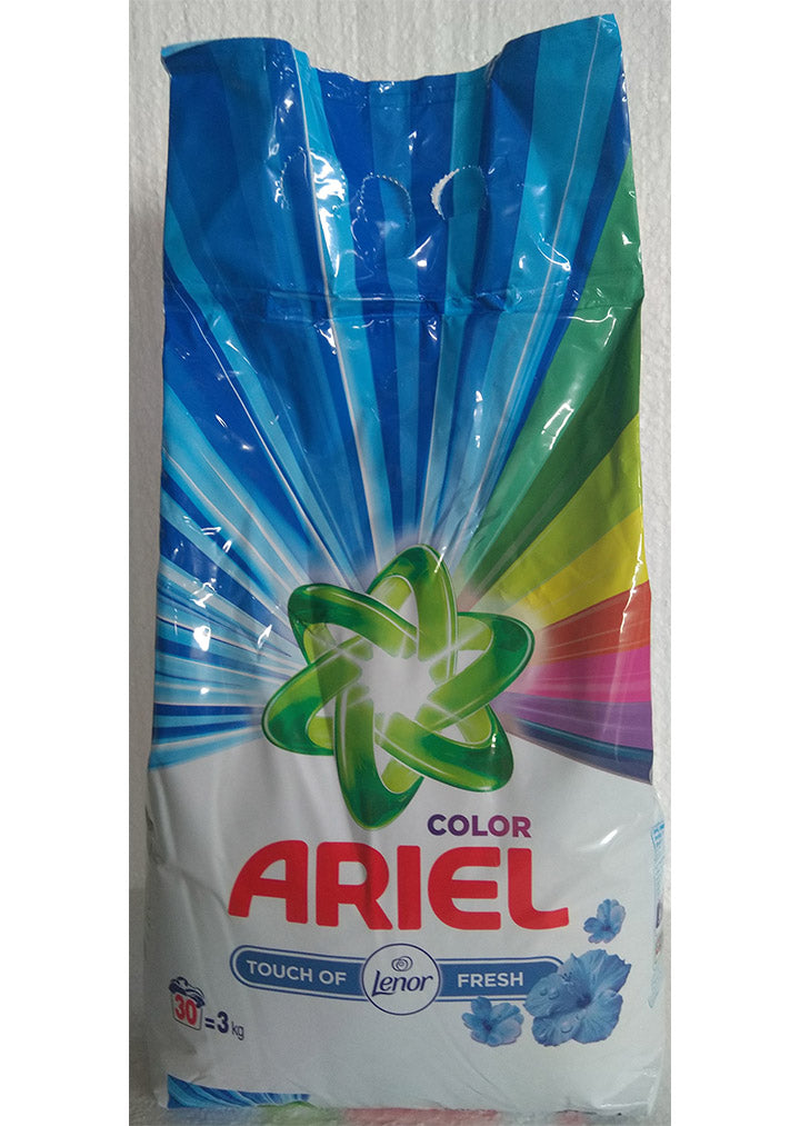 Ariel - Powder detergent Color / Touch of lenor 3kg – eurogrocery