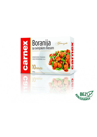 Carnex - Green beans with pork 400g