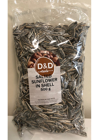 D&D Nuts - Salted sunflower in shell 500g