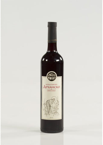 Decani Monastery Red wine 13.5 % vol. Alcohol 750ml