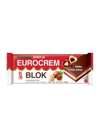 Takovo - Eurocrem Blok chocolate bar 100g HALAL