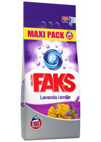Faks - Powder detergent Lavender 10kg