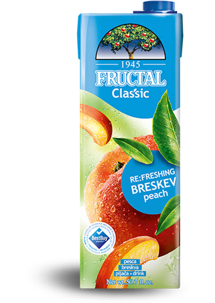 Fructal - Classic peach juice 1.5L