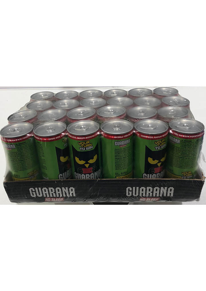 Guarana original - Energy drink 0,25l x 24pcs (BOX)