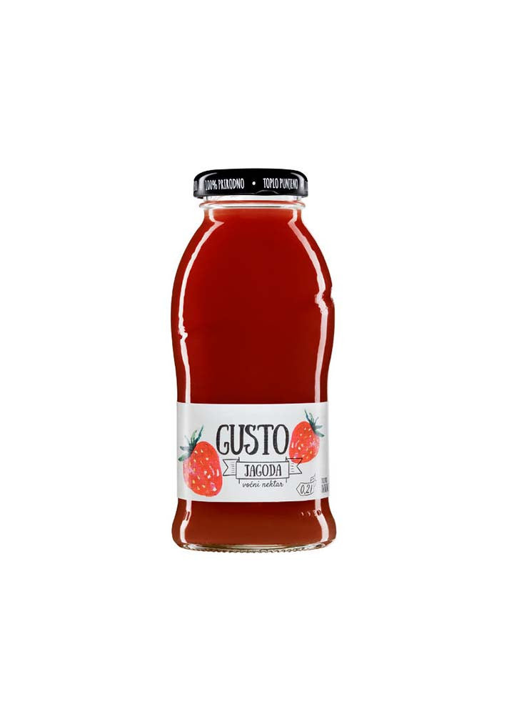 Knjaz Milos Gusto - Kids juice strawberry 200ml x24pcs BOX