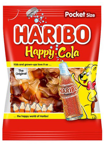 HARIBO - Happy-Cola gummy candies 100g