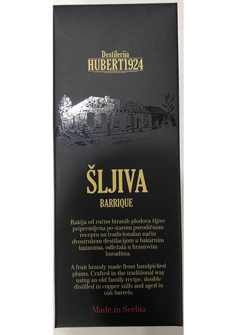 Hubert Plum brandy barrique 42% vol. Alcohol 700ml