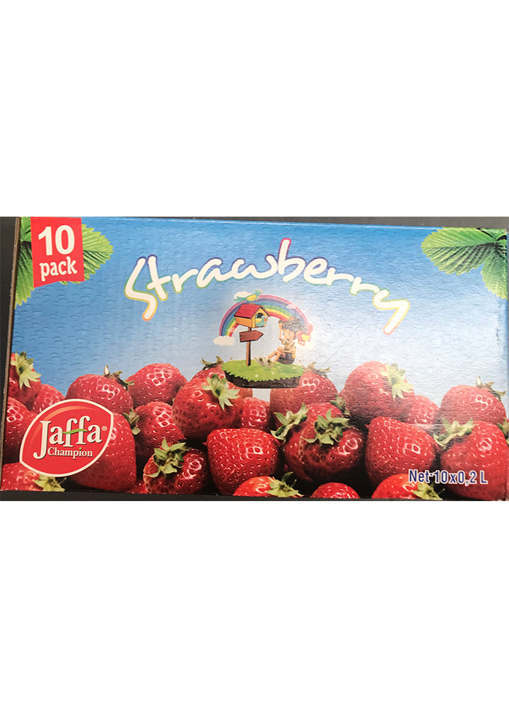 Jaffa champion - Strawberry juice 0.2L x 10pcs