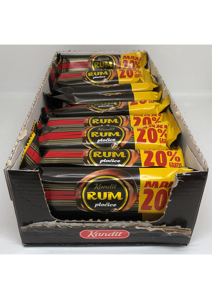 Kandit - Rum candy bar Maxi 20% gratis 54g x32pcs