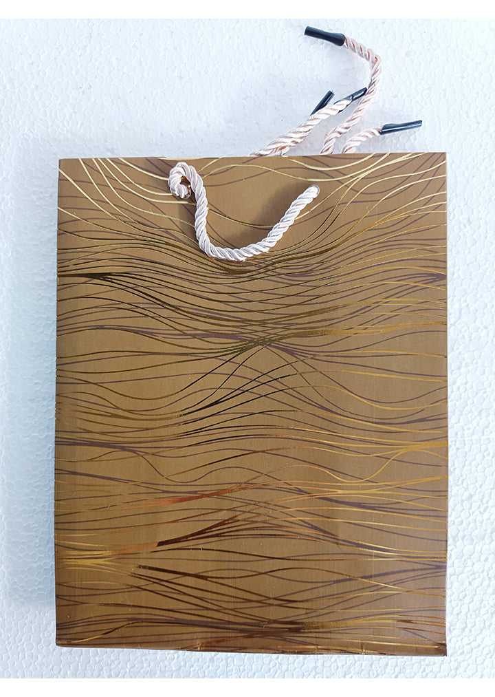 Gift paper bag brown 24x17x8cm