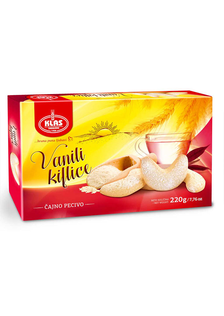 Klas - Vanilla flavor crescents 220g