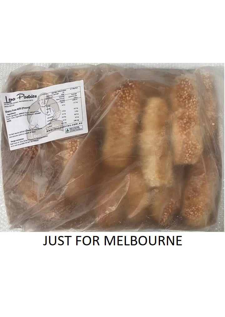 Lena Pastries Frozen Dairy Free Kifli 1Kg FASTEN