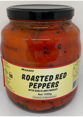 Makaus - Roasted red peppers with garlic and parsley 1550g