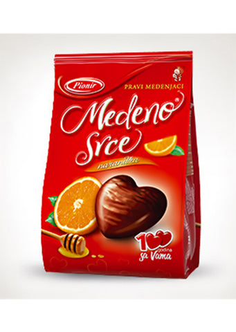 Pionir Honey Heart orange 150g