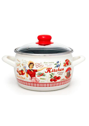 Metalac Lady chef deep saucepan 18cm / 3.3L