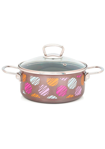 Metalac - Cocoa Candy shallow pot 20cm / 2.8L