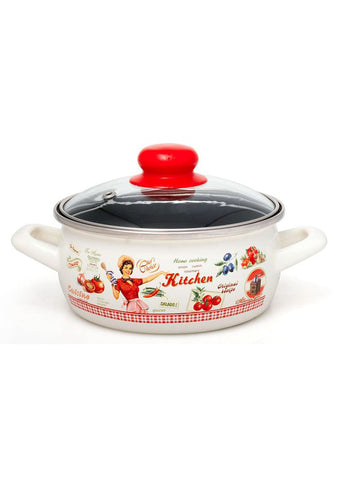 Metalac - Lady chef shallow saucepan 16cm / 1.6L