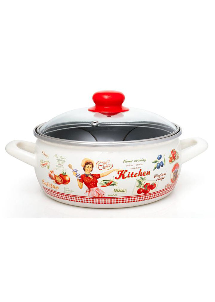 Metalac  Lady chef shallow saucepan 20cm / 3.1L