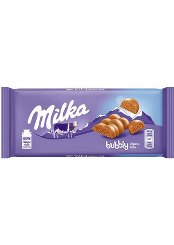 Milka Chocolate Bubbly 90g BB:04/04/2025