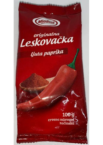 Mladost Hot ground red paprika 100g