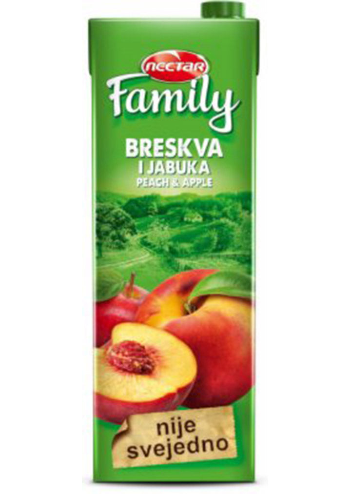 Nectar - Family peach & apple juice 1,5L