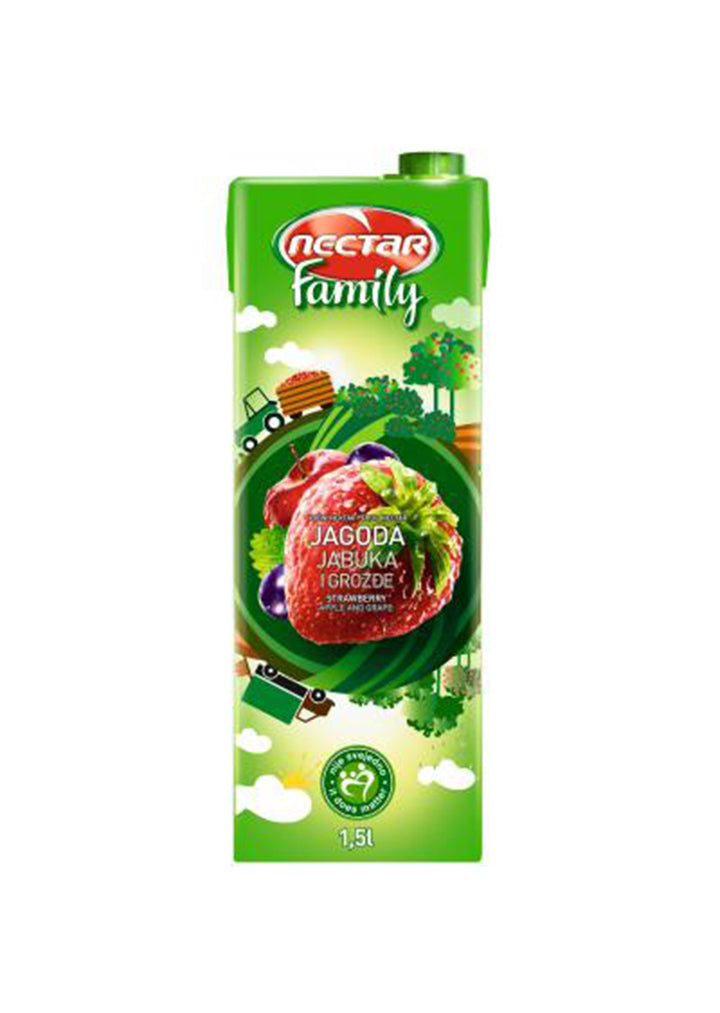 Nectar Family strawberry juice 1,5L