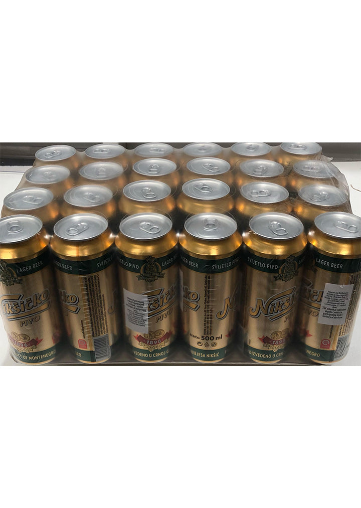 Niksicko Beer can 0.5L x 24pcs (BOX) – eurogrocery
