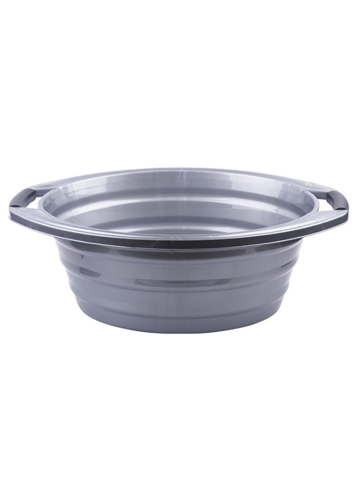 Plastic oval tub 25L Gray