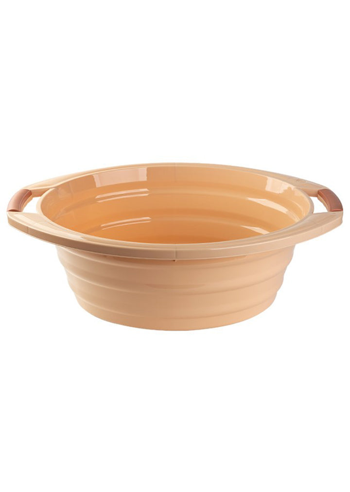 Plastic oval tub 25L Peach