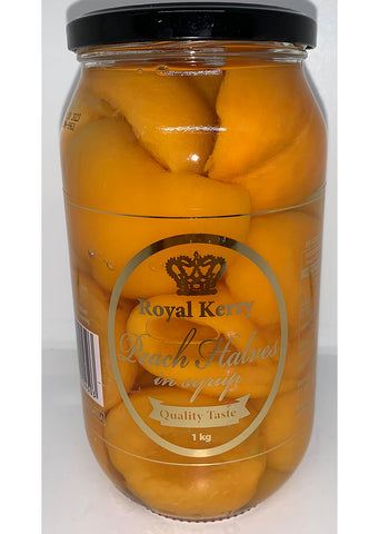 Royal Kerry Peach halves in syrup 1kg