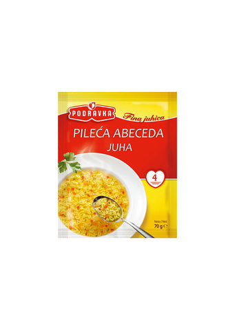 Podravka Chicken Alphabet soup 70g