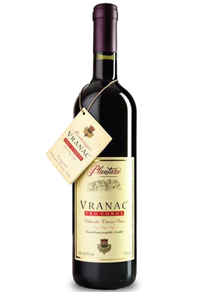 Plantaze - Vranac Pro Corde red wine 14% vol. Alcohol 750ml